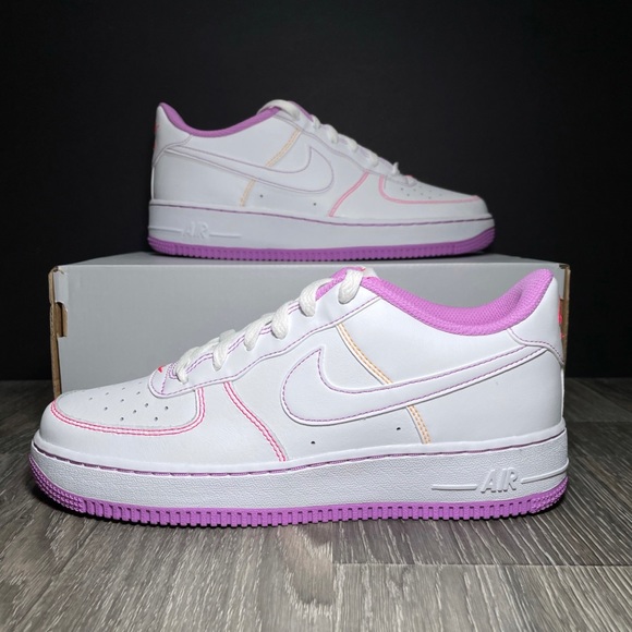 Nike Air Force 1 07 Low Contrast Stitch Fuchsia - Picture 1 of 11